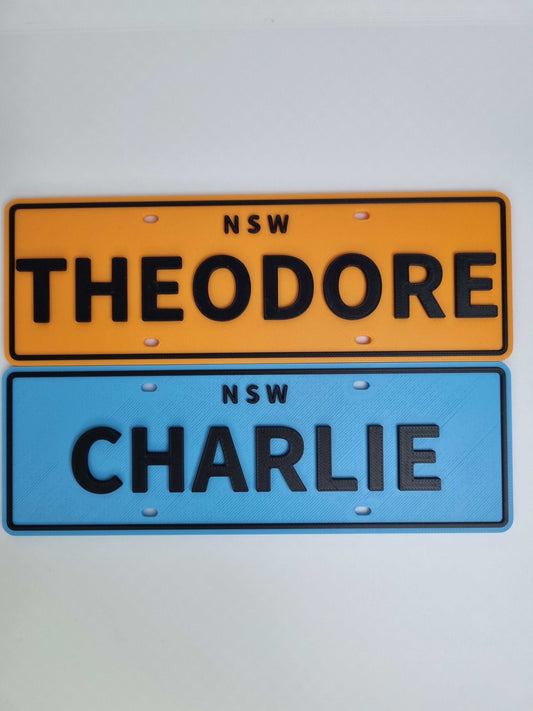 Customised Name Plates (Extended for 7 to 8 Character names)