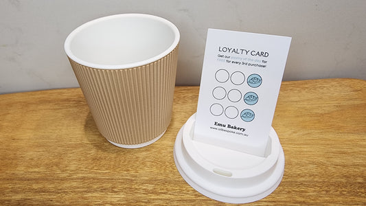 Coffee Cup Business Card Holder
