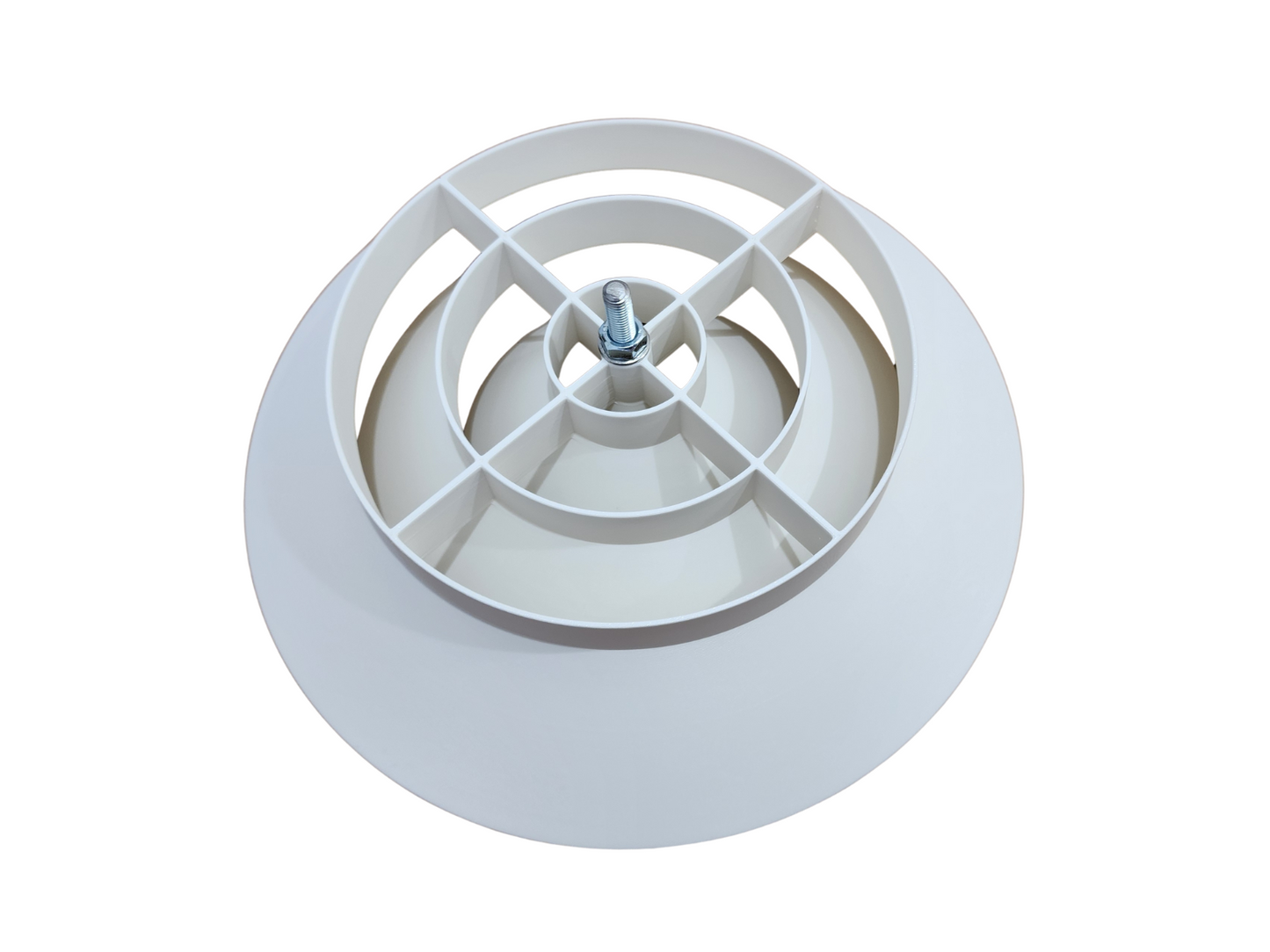 Down Jet Air Diffuser Insert - 250mm Round Duct Upgrade | Australian Made HVAC Accessory